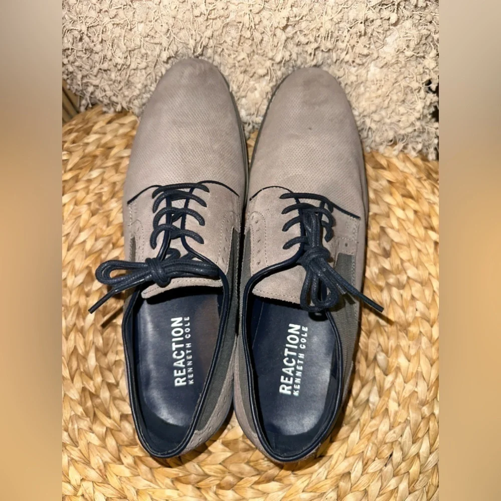 UEC Kenneth Cole Reaction Men's Weiser Perforated Derby Shoes Size 11